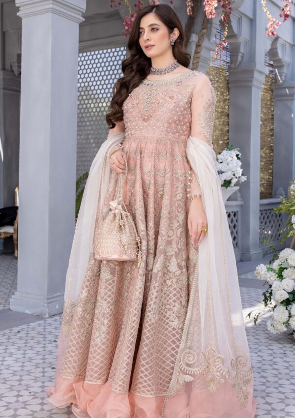 Meem Organza Handwork D 04 Formal Collection