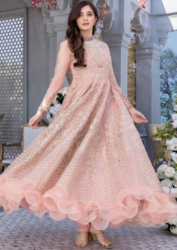 Meem Organza Handwork D 04 Formal Collection