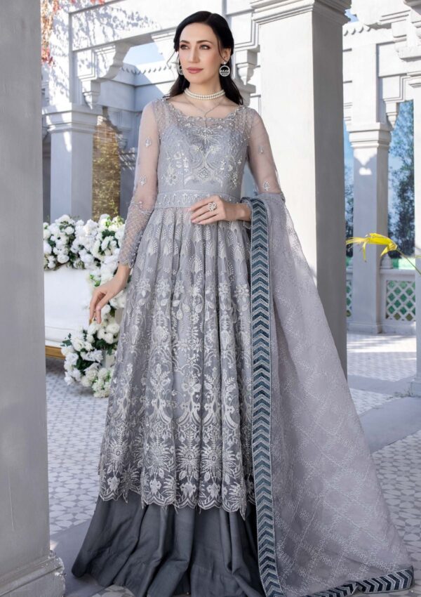 Meem Organza Handwork D 07 Formal Collection