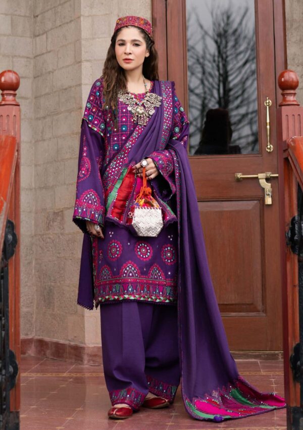 Maryam Hussain D 4 Plum Winter Collection