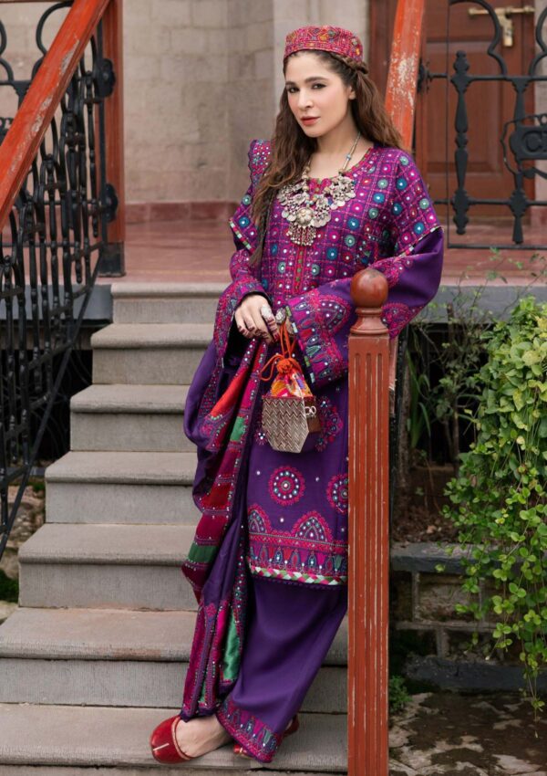 Maryam Hussain D 4 Plum Winter Collection