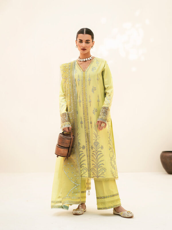 Fozia Khalid Luminary Green Formal Collection