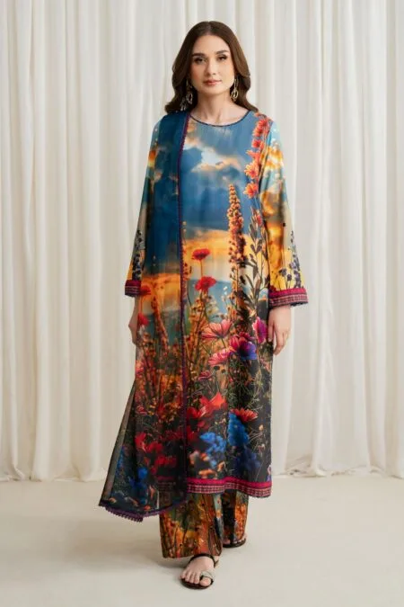 Zarif Georgette Silk D 04
