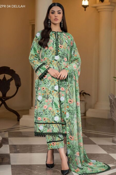 Zarif Georgette Silk Zpr 4