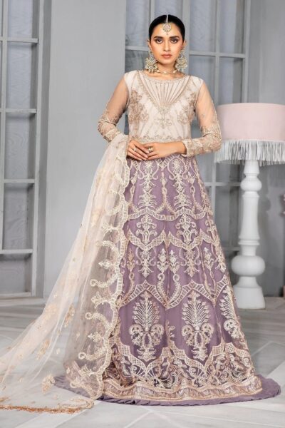 Zarif Mauve Zb 1 Formal Dress