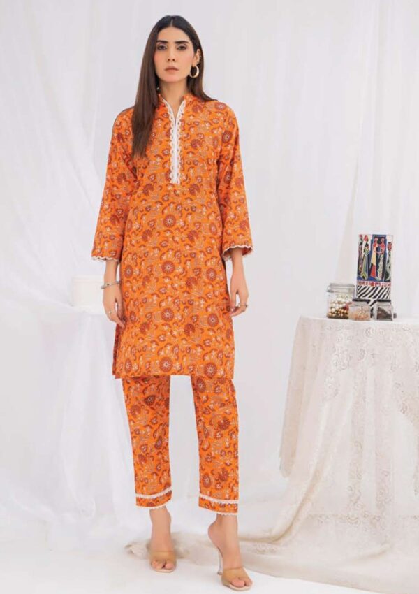 Sana &Amp; Samia Ls 091 Tangerine Winter Collection