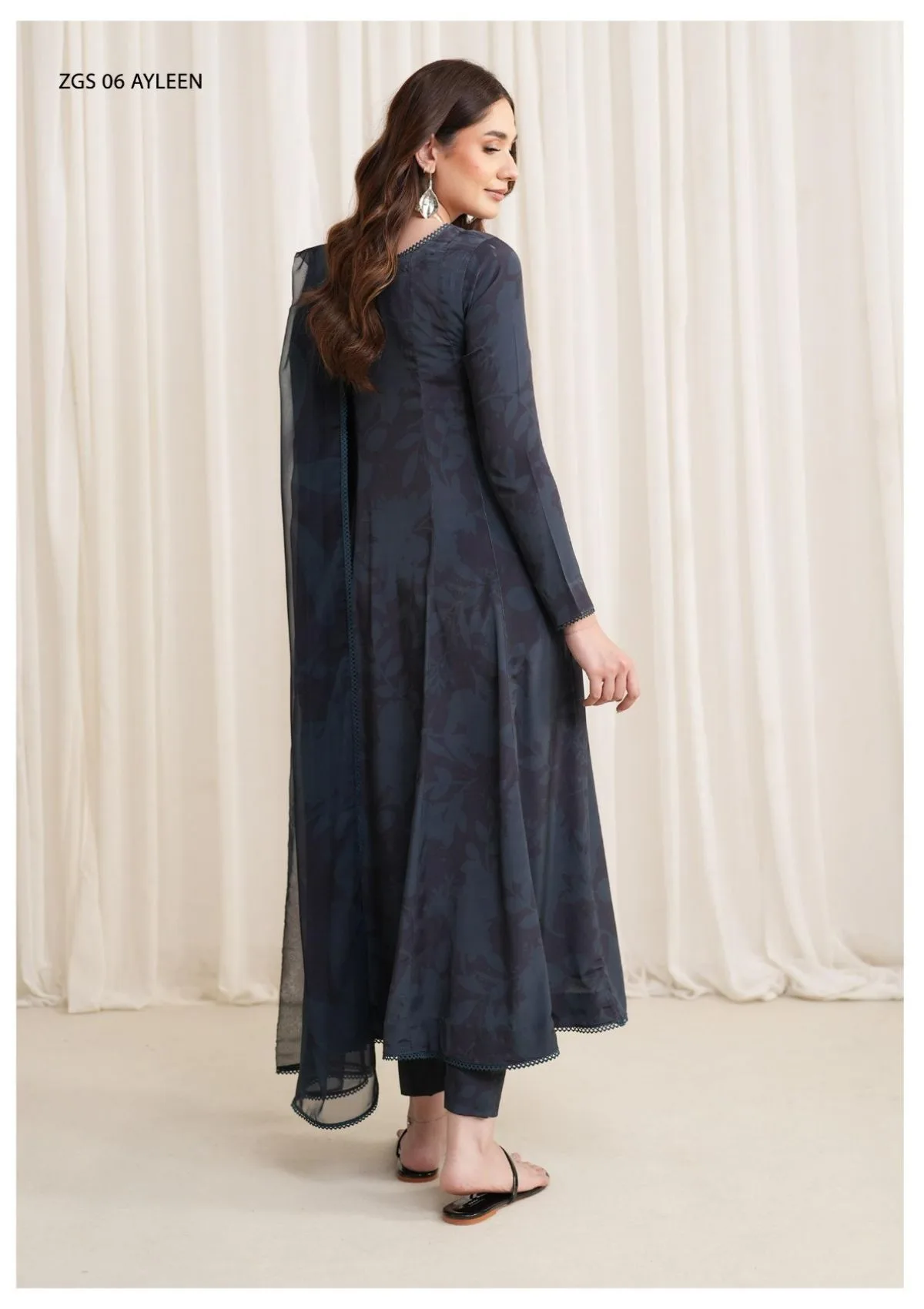 Zarif Georgette Silk D 06