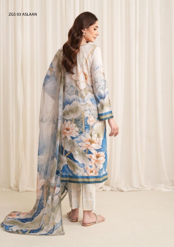 Zarif Georgette Silk D 03 Winter Collection