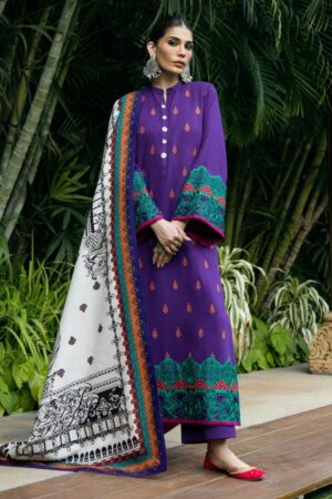 Zainab Chottani Shawls Zc 09 Vaniza Winter Collection