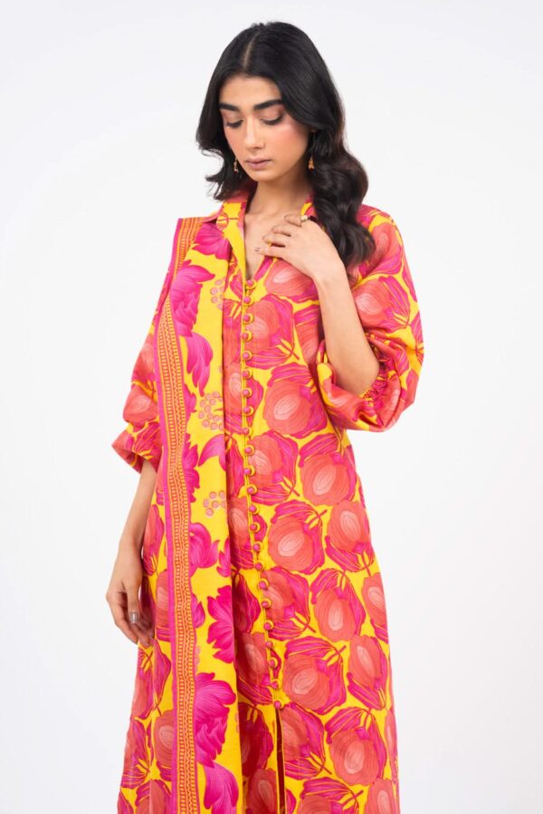 Al Karam Fw Yellow Unstitched Winter Collection