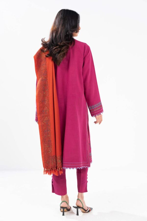 Al Karam Fw1.1 Fushia Unstitched Winter Collection