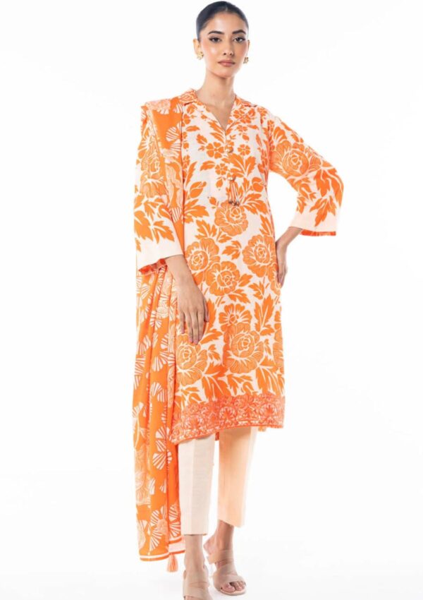 Al Karam Fw12 Orange Unstitched Winter Collection