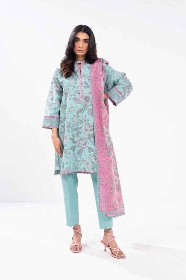 Al Karam Fw14 L Blue Unstitched Winter Collection