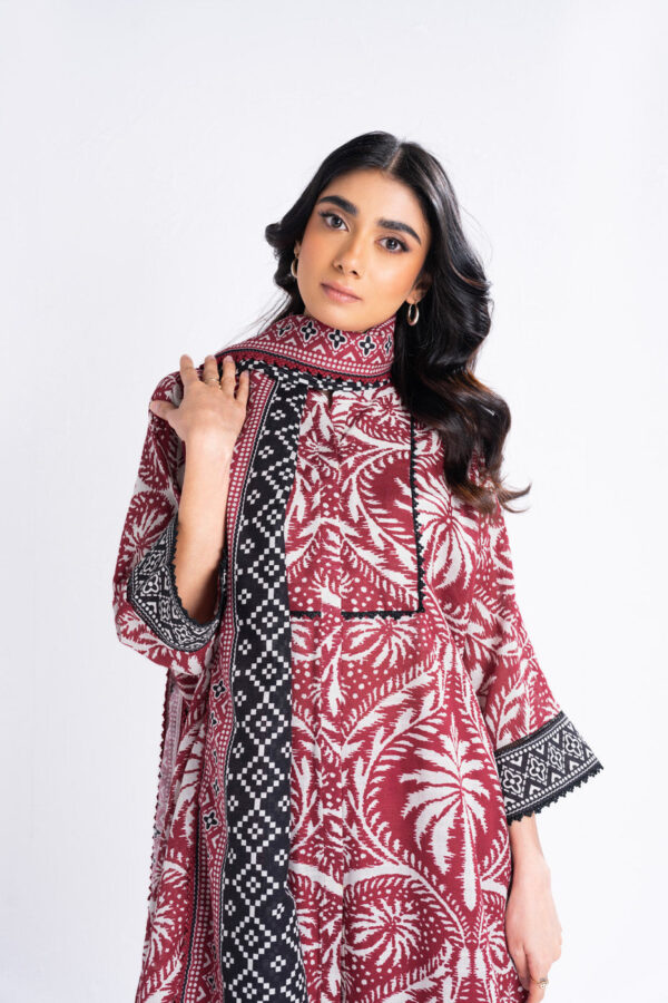 Al Karam Fw15 Maroon Unstitched Winter Collection