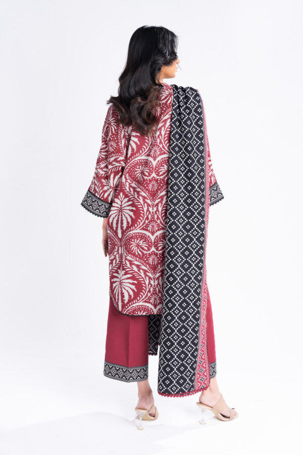 Al Karam Fw15 Maroon Unstitched Winter Collection