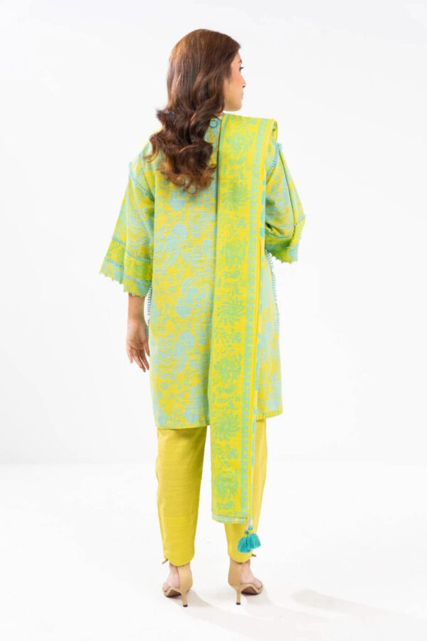 Al Karam Fw19 Yellow Unstitched Winter Collection