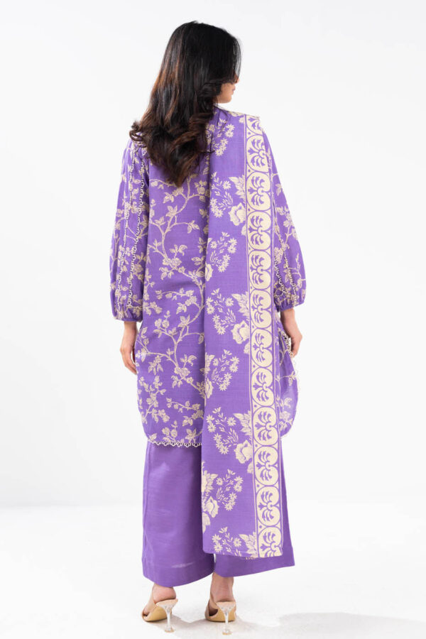 Al Karam Fw27.1 Purple Unstitched Winter Collection