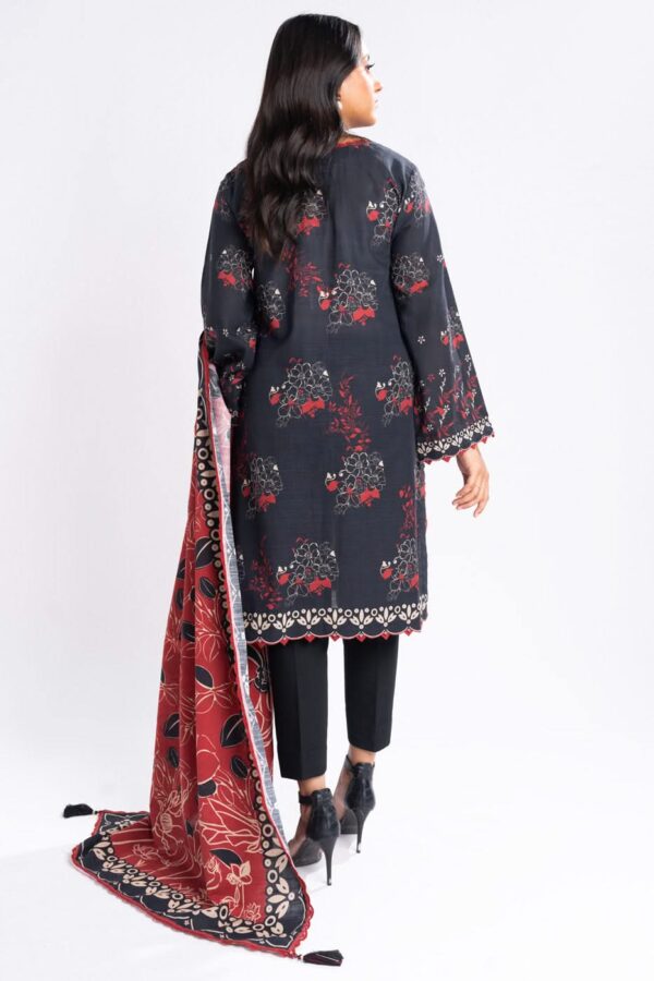 Al Karam Fw46.1 Black Unstitched Winter Collection