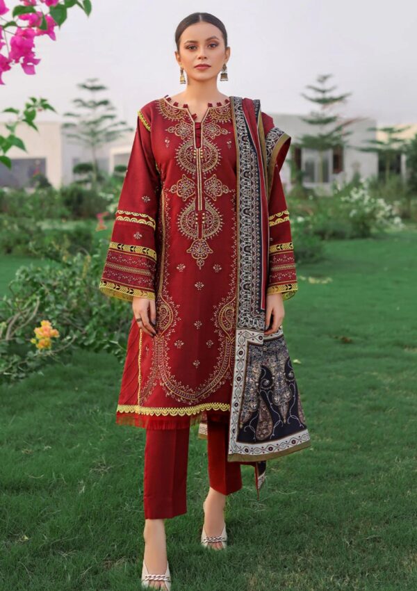 Bin Ilyas Bupr 751B Unstitched Winter Collection