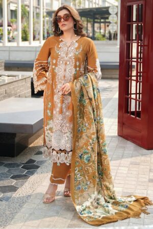 Elaf Premium Pashmina Shawl Epw3a Sunkissed Meadows Winter Collection