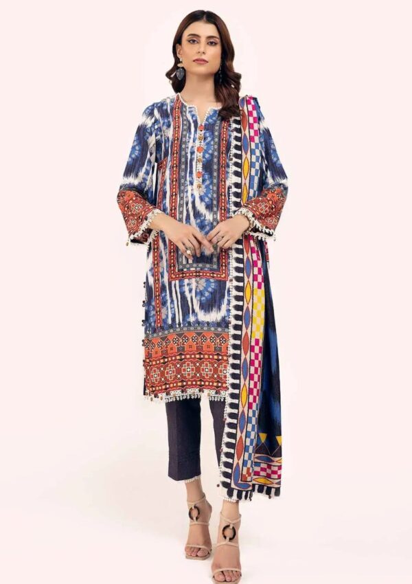 Gul Ahmed 3Pcs Unstitched Ay42004 Winter Collection