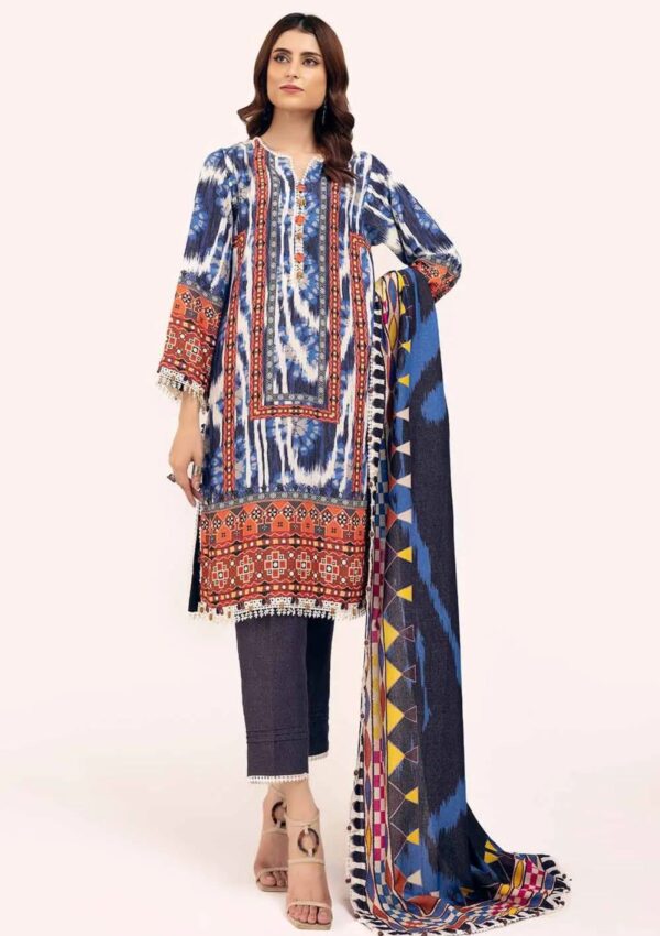 Gul Ahmed 3Pcs Unstitched Ay42004 Winter Collection