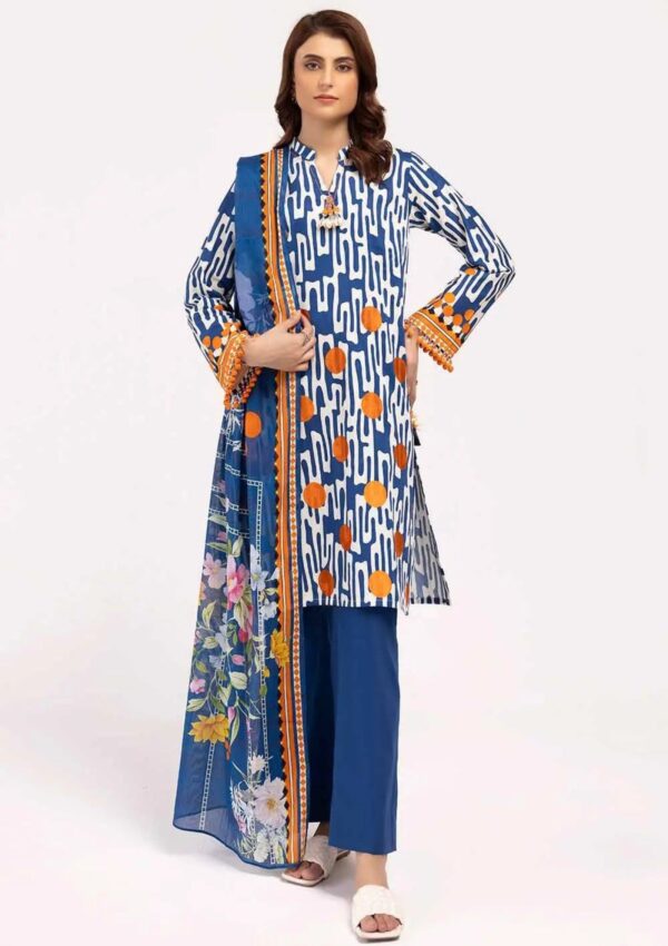 Gul Ahmed 3Pcs Unstitched Cd42003 Winter Collection