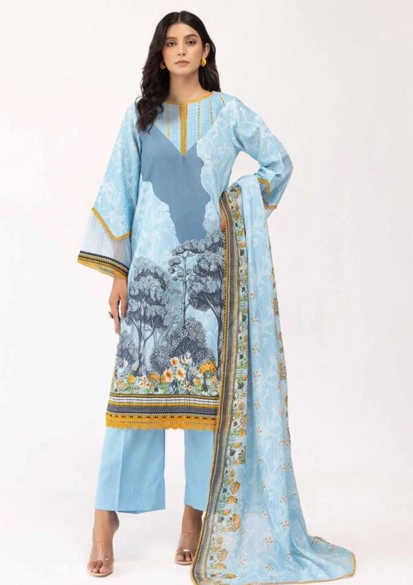 Gul Ahmed 3Pcs Unstitched Cd42004 Winter Collection