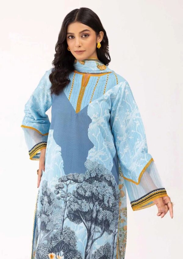 Gul Ahmed 3Pcs Unstitched Cd42004 Winter Collection