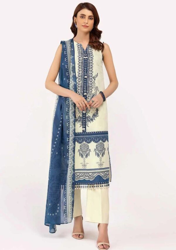 Gul Ahmed 3Pcs Unstitched Cd42005 Winter Collection