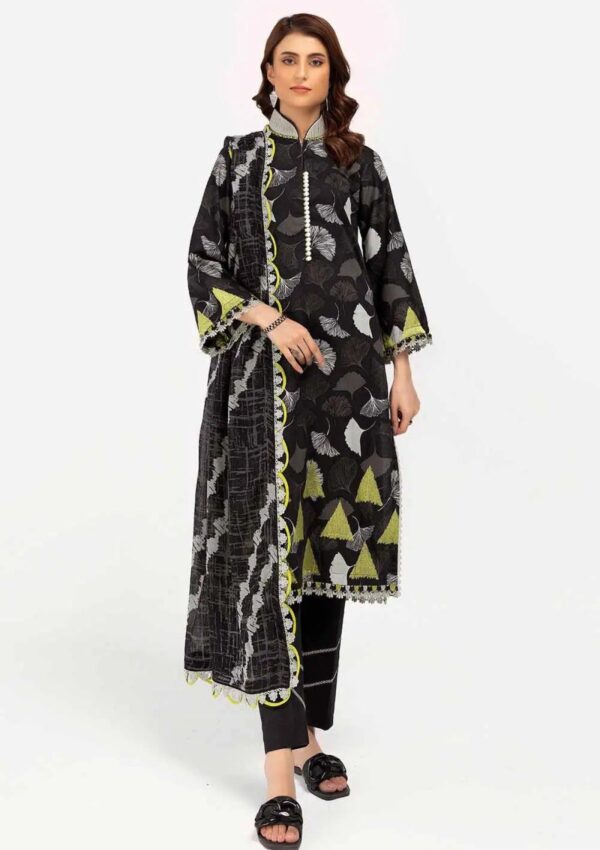 Gul Ahmed 3Pcs Unstitched Cd42007 Winter Collection