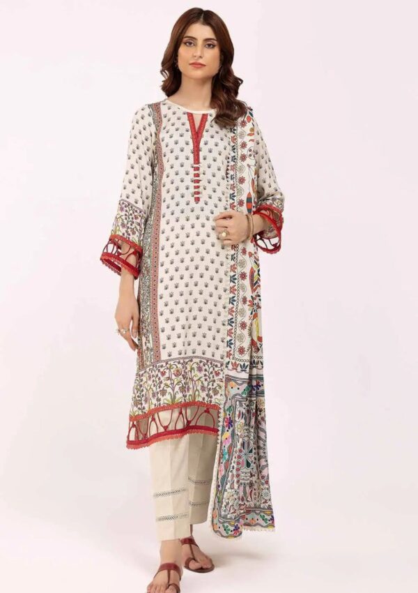 Gul Ahmed 3Pcs Unstitched Cv42002 Winter Collection