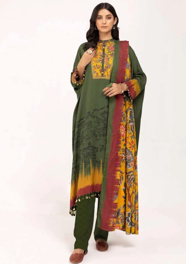 Gul Ahmed 3Pcs Unstitched Cv42008 Winter Collection