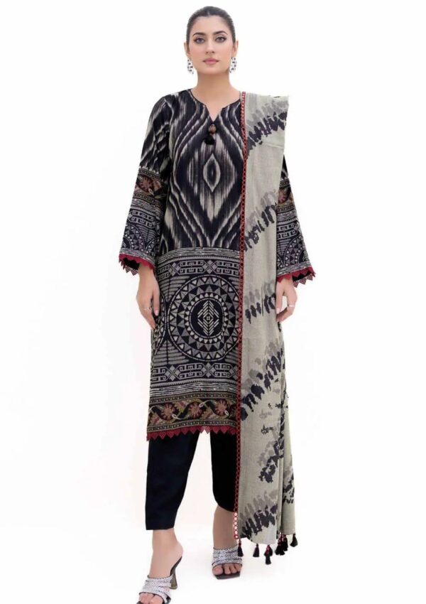 Gul Ahmed 3Pcs Unstitched Dh42004 Winter Collection