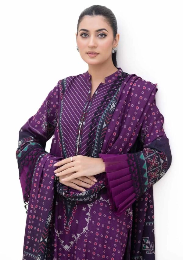 Gul Ahmed 3Pcs Unstitched Dh42008 Winter Collection