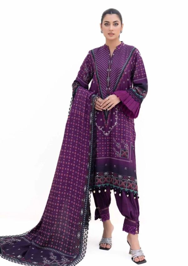 Gul Ahmed 3Pcs Unstitched Dh42008 Winter Collection