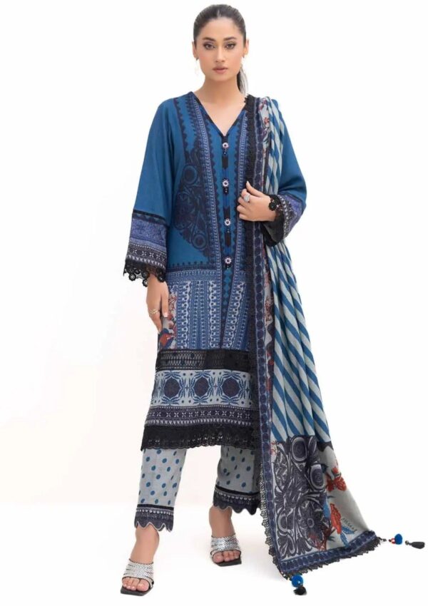 Gul Ahmed 3Pcs Unstitched Dh42009 Winter Collection