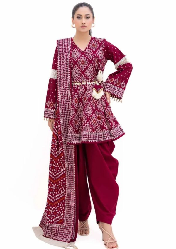 Gul Ahmed 3Pcs Unstitched K42002 T Winter Collection