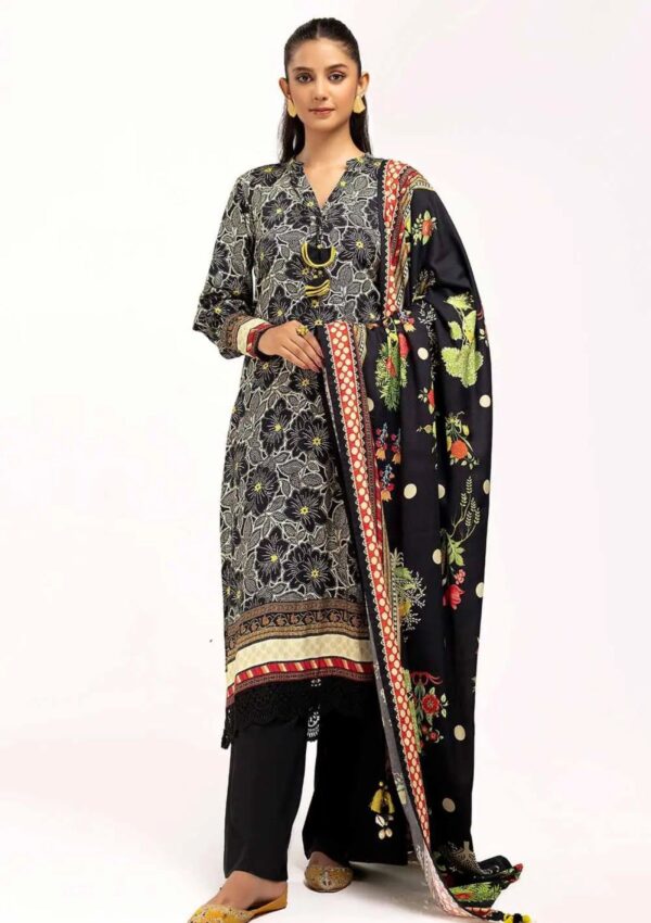 Gul Ahmed 3Pcs Unstitched Lt42001 Winter Collection