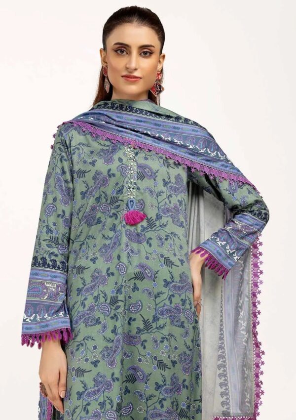 Gul Ahmed 3Pcs Unstitched Lt42002 Winter Collection