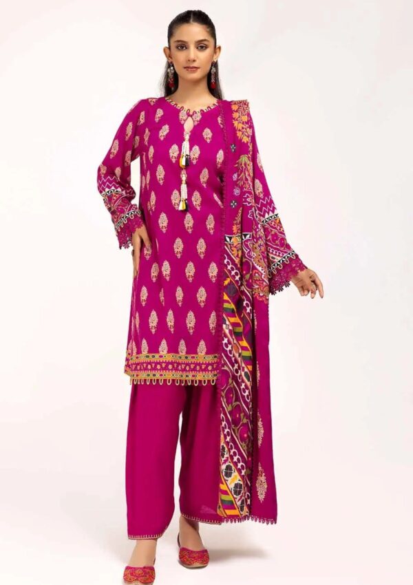 Gul Ahmed 3Pcs Unstitched Lt42011 Winter Collection