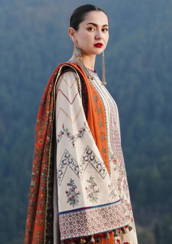 Hussain Rehar Winter Shawl Almas Winter Collection