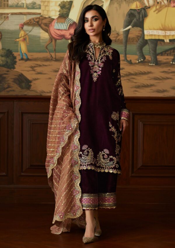 Mina Hasan Velvet Luxe Ayesha Winter Collection