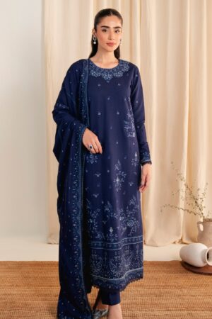 Neeshay Fall Sapphire Blue Pret Collection Winter Collection