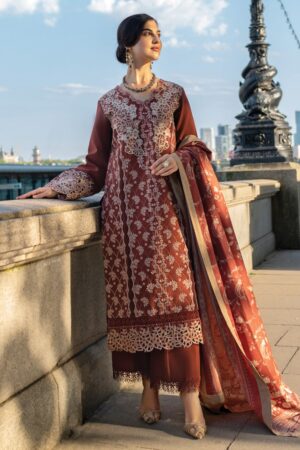 Rang Rasiya Carnation Shawl Edit Rrse 05 Winter Collection