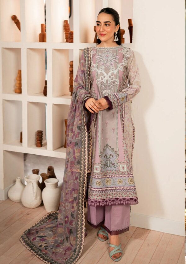 Roheenaz Selene Fall Rs 07 B Lavender Winter Collection