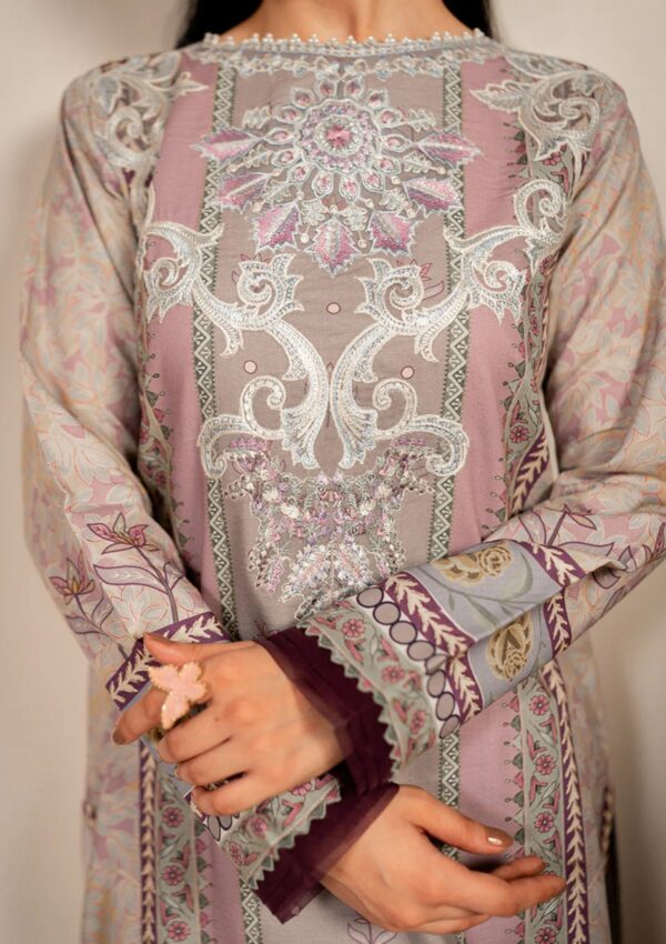 Roheenaz Selene Fall Rs 07 B Lavender Winter Collection