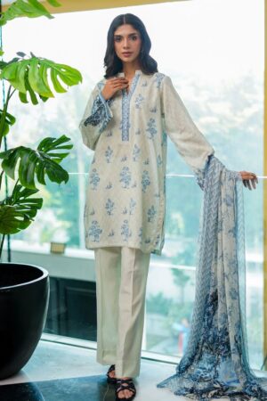 Sahar - Print Edit CA-24-V1-01 Print Edit - 3 Piece Unstitched Winter Collection