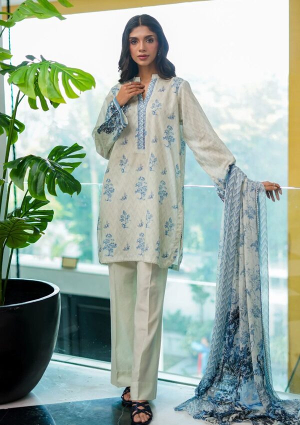 Sahar - Print Edit - 3 Piece - Unstitched - Ca-24-V1-01 Winter Collection