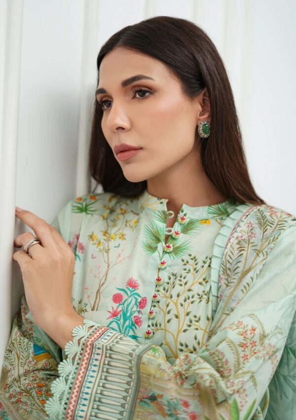 Sahar - Print Edit - 3 Piece - Unstitched - Ca-24-V1-02 Winter Collection